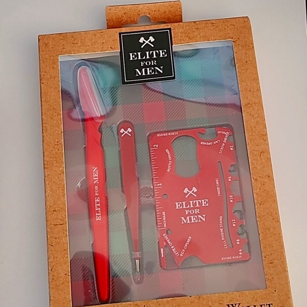 Elite for Men Tools for Brows & Wallet